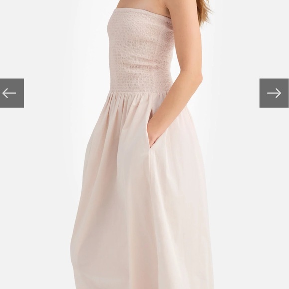 MATE the Label Smocked Organic Cotton Dress - Picture 4 of 4